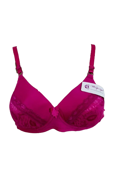 Maroon Elegance Lace Cup Bra – Bold Style & Everyday Comfort
