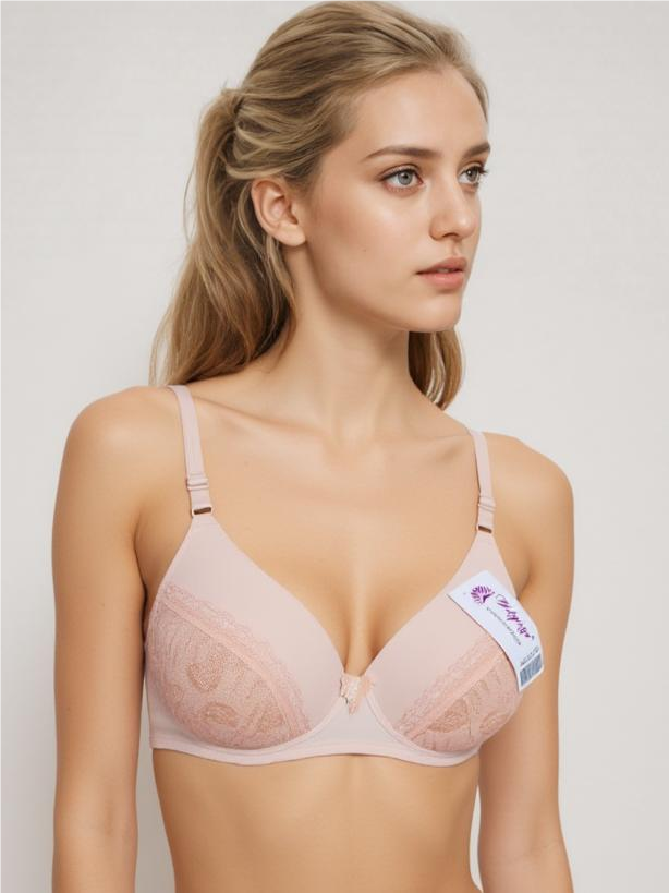 Skin Elegance Lace Cup Bra – Comfortable Fit & Everyday Support