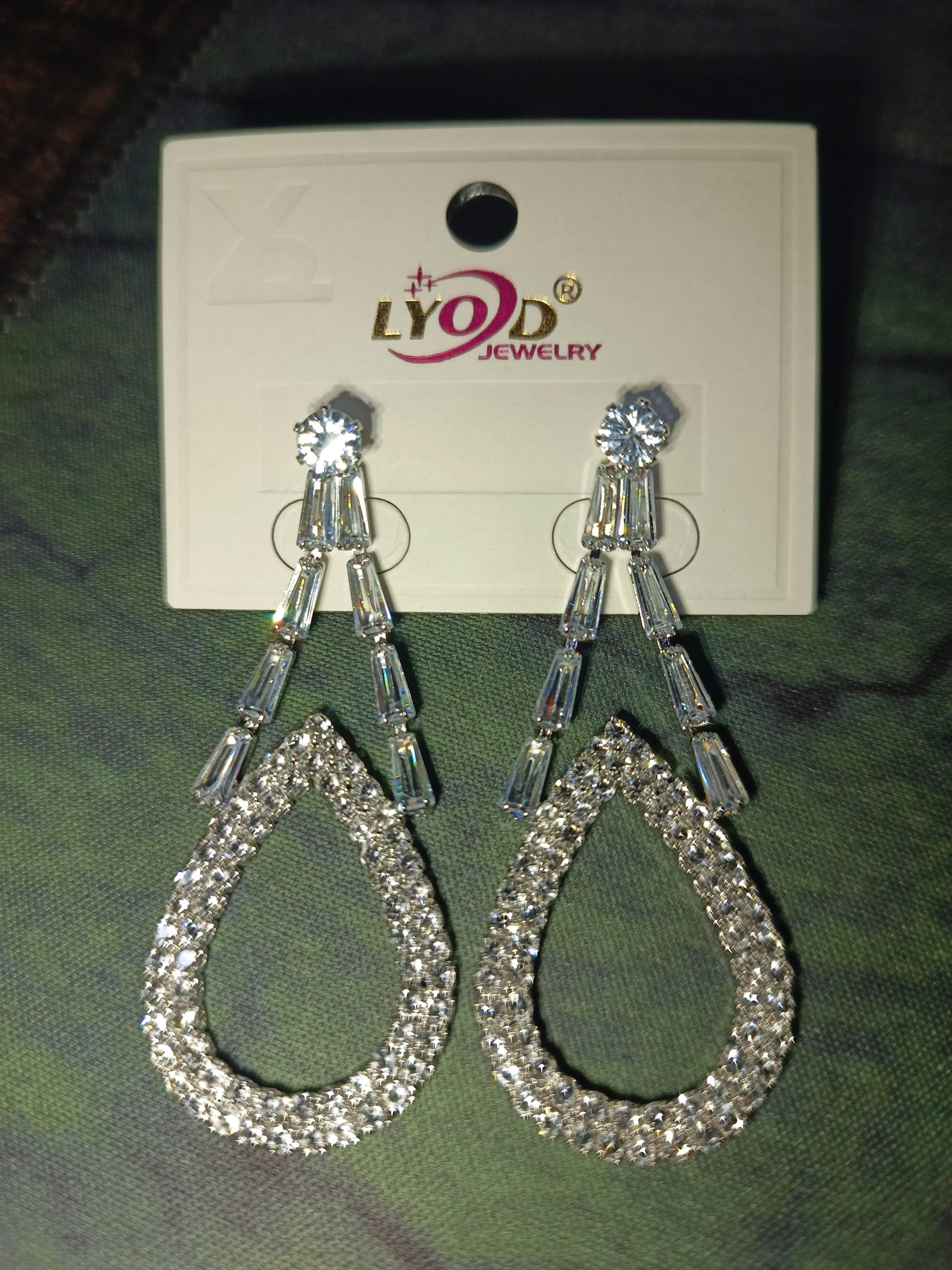 Luxury Crystal Teardrop Statement Earrings for Women