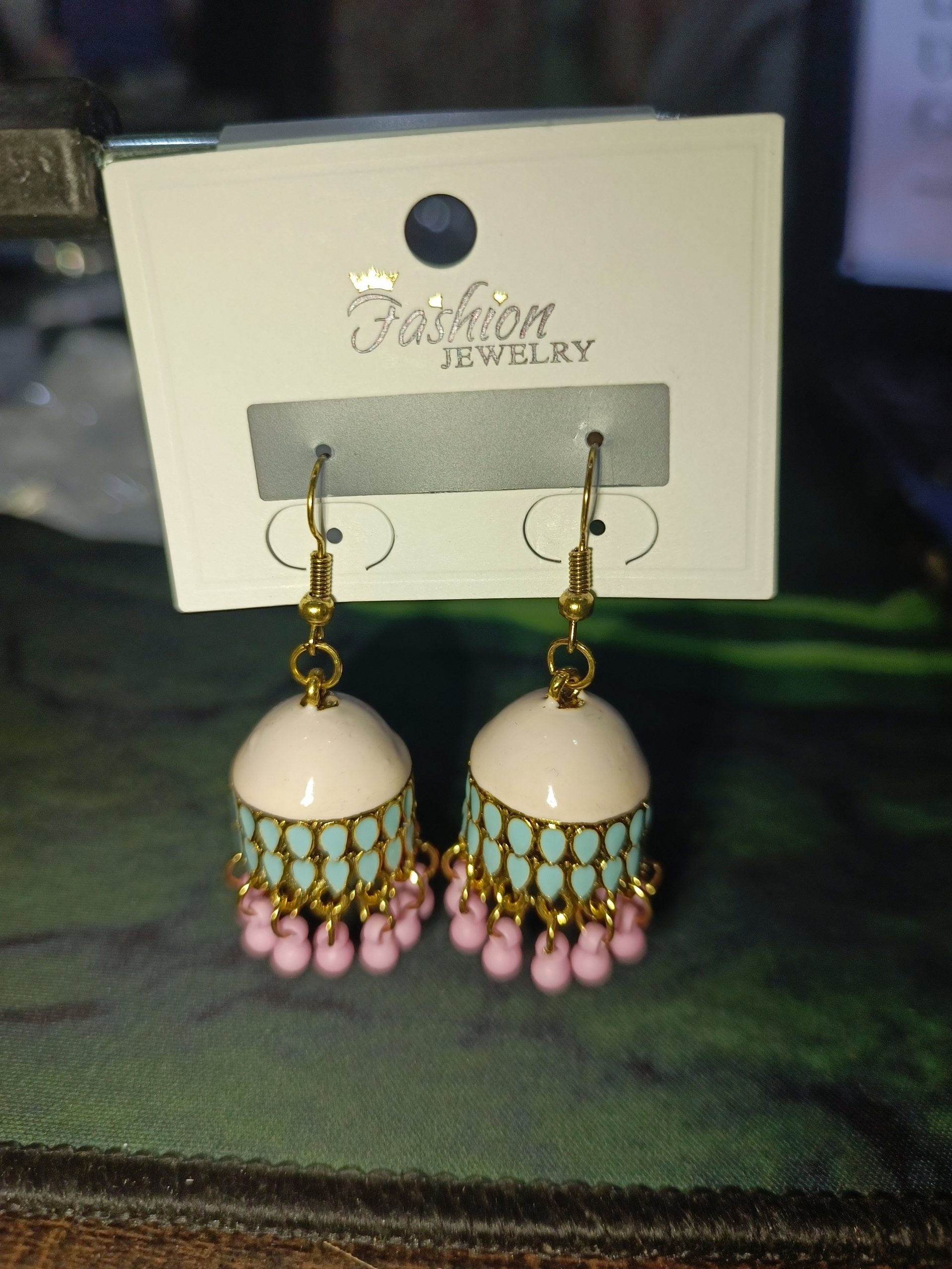 Colorful Traditional Jhumka Earrings for Women